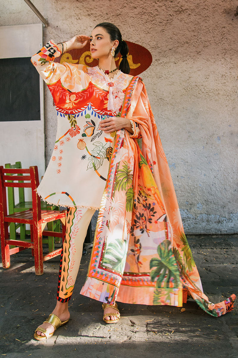 Mushq | La Dolce Hemline Prints 25 | Mulberry Tree by Mushq - Designer Dress - Type: Ladies Clothes - Available at Sana Yasir - 100% Original