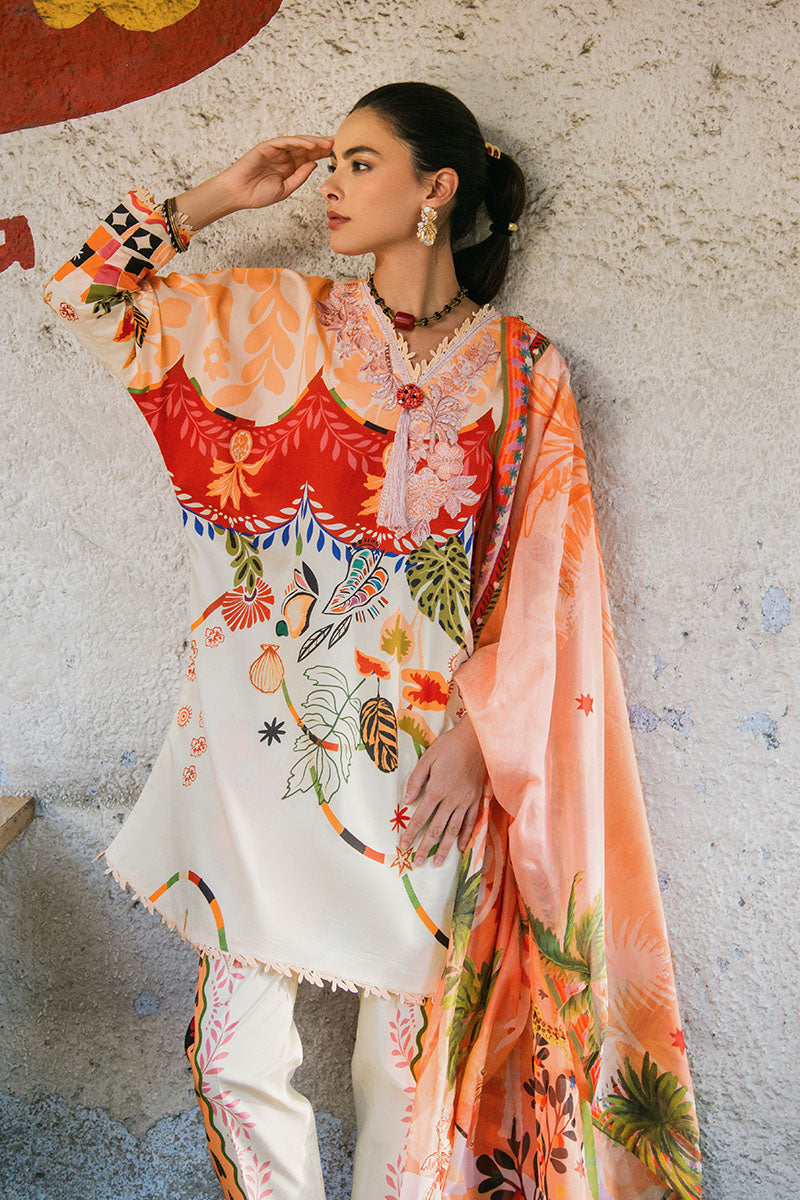 Mushq | La Dolce Hemline Prints 25 | Mulberry Tree by Mushq - Designer Dress - Type: Ladies Clothes - Available at Sana Yasir - 100% Original