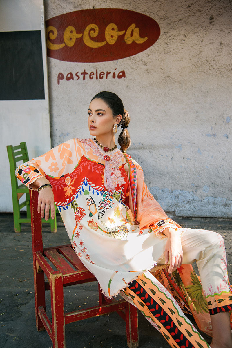 Mushq | La Dolce Hemline Prints 25 | Mulberry Tree by Mushq - Designer Dress - Type: Ladies Clothes - Available at Sana Yasir - 100% Original