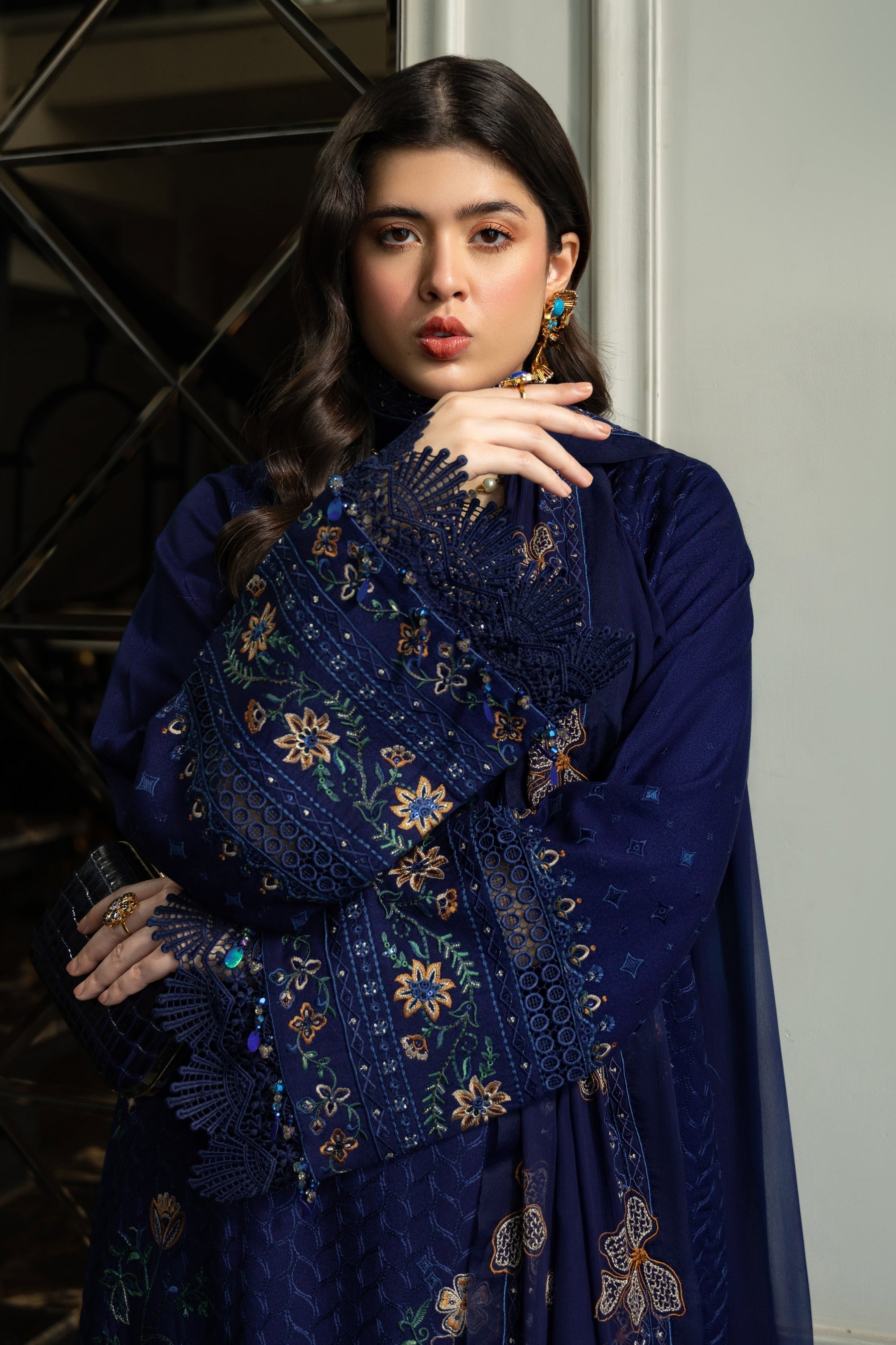 Naqshi | Medaline Khaddar Collection | TEHMEENA by Naqshi - Designer Dress - Type: Ladies Clothes - Available at Sana Yasir - 100% Original