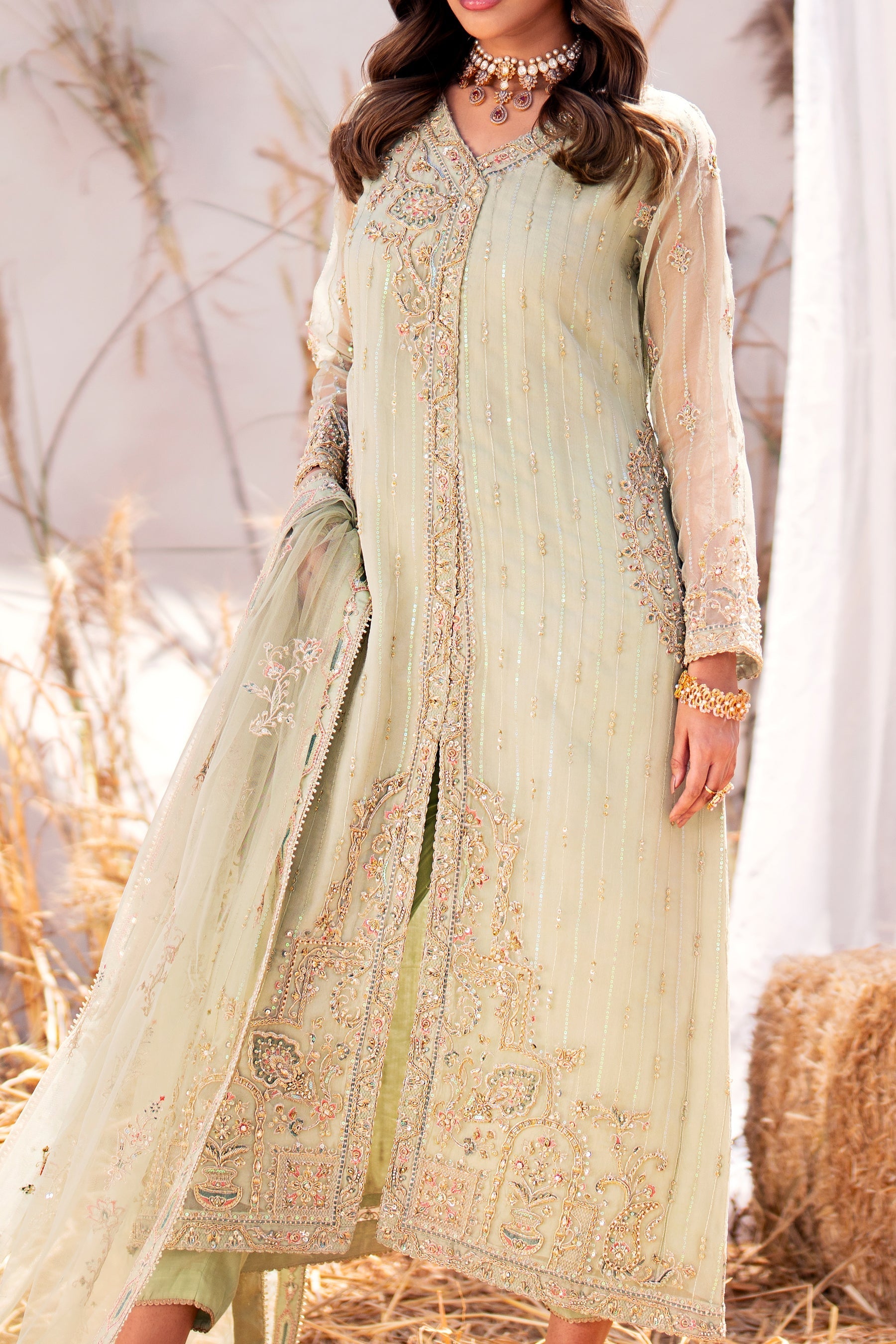 Naqshi | Wedding Formals | BAREA by Naqshi - Designer Dress - Type: Bridal - Available at Sana Yasir - 100% Original