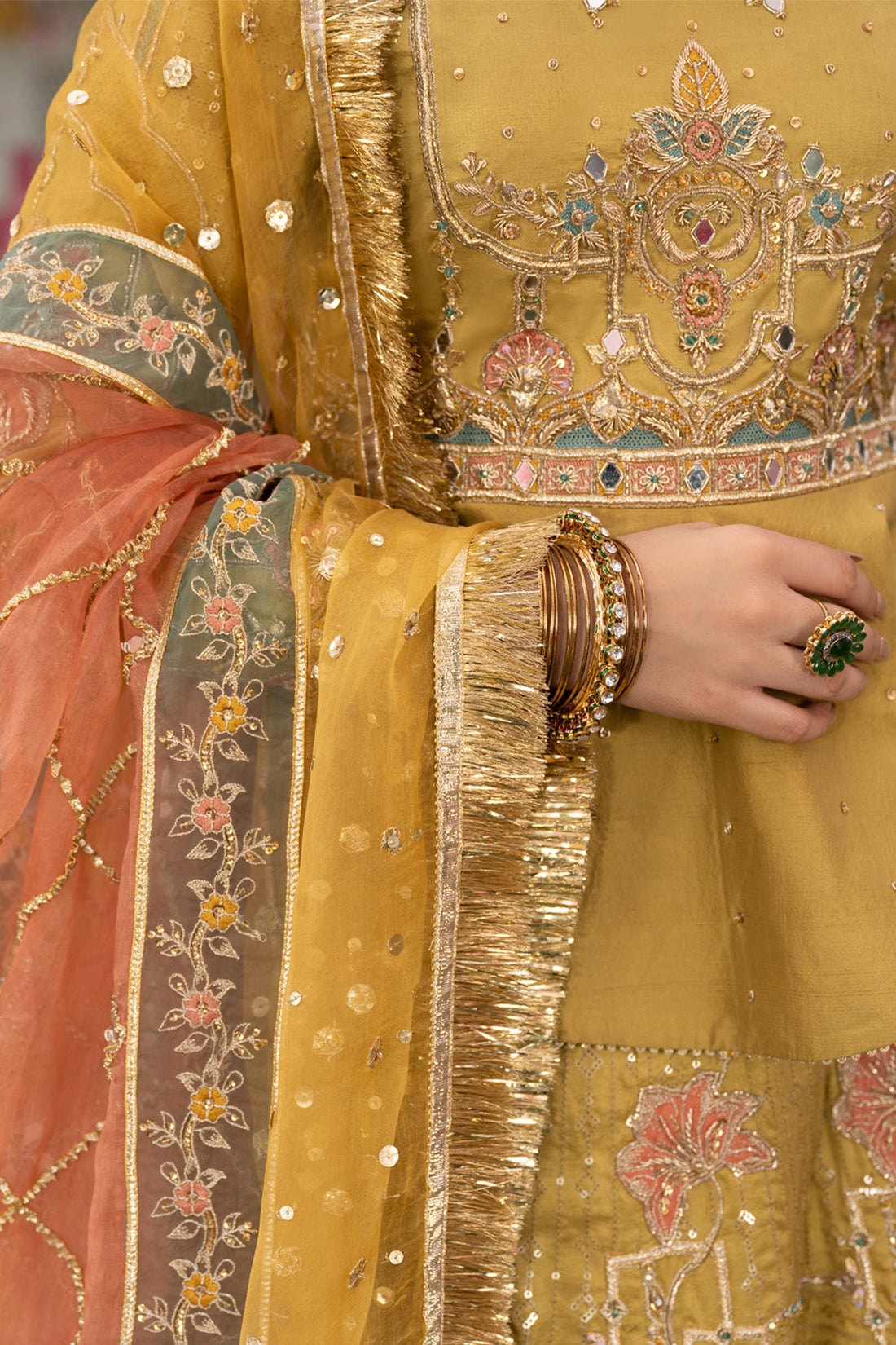 Naqshi | Wedding Formals | GULNAAR by Naqshi - Designer Dress - Type: Bridal - Available at Sana Yasir - 100% Original