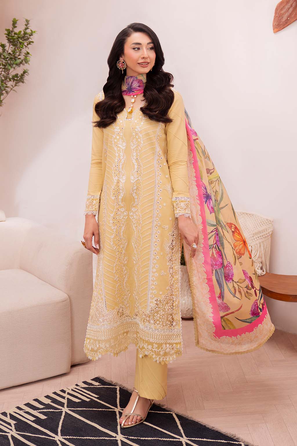 Neeshay | Symphony Luxury Lawn | DUNE by Neeshay - Designer Dress - Type: Ladies Clothes - Available at Sana Yasir - 100% Original