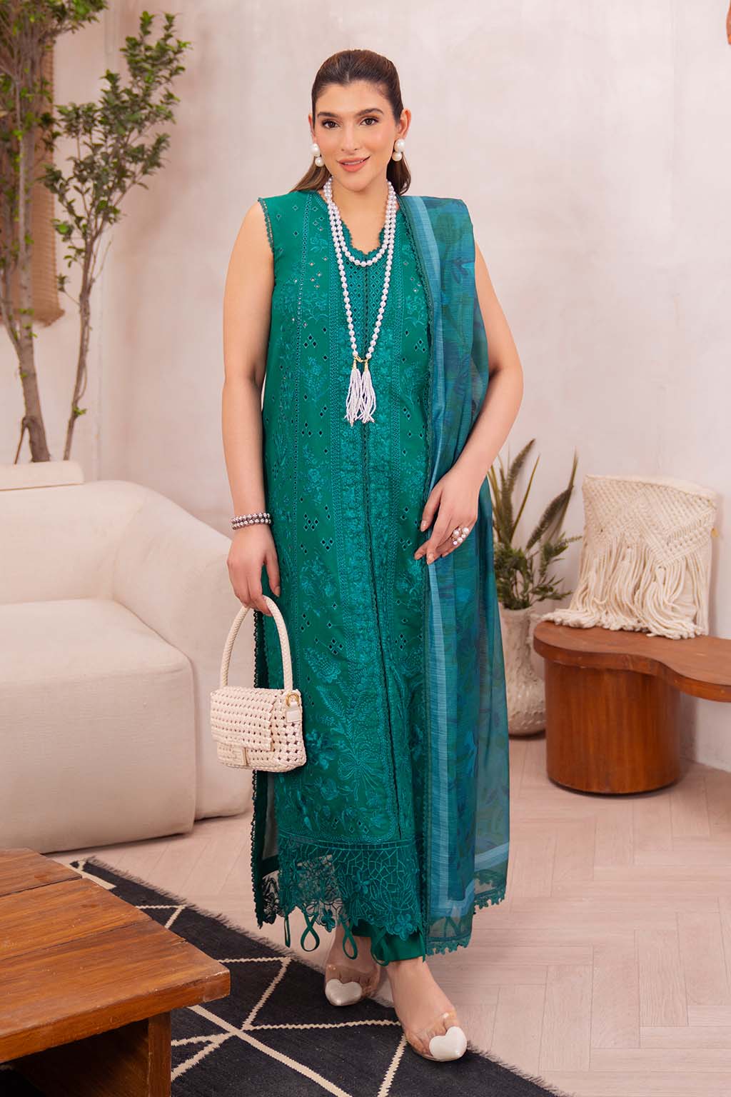 Neeshay | Symphony Luxury Lawn | ZING by Neeshay - Designer Dress - Type: Ladies Clothes - Available at Sana Yasir - 100% Original