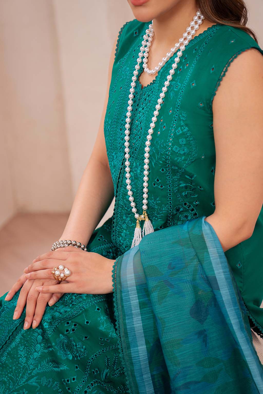 Neeshay | Symphony Luxury Lawn | ZING by Neeshay - Designer Dress - Type: Ladies Clothes - Available at Sana Yasir - 100% Original