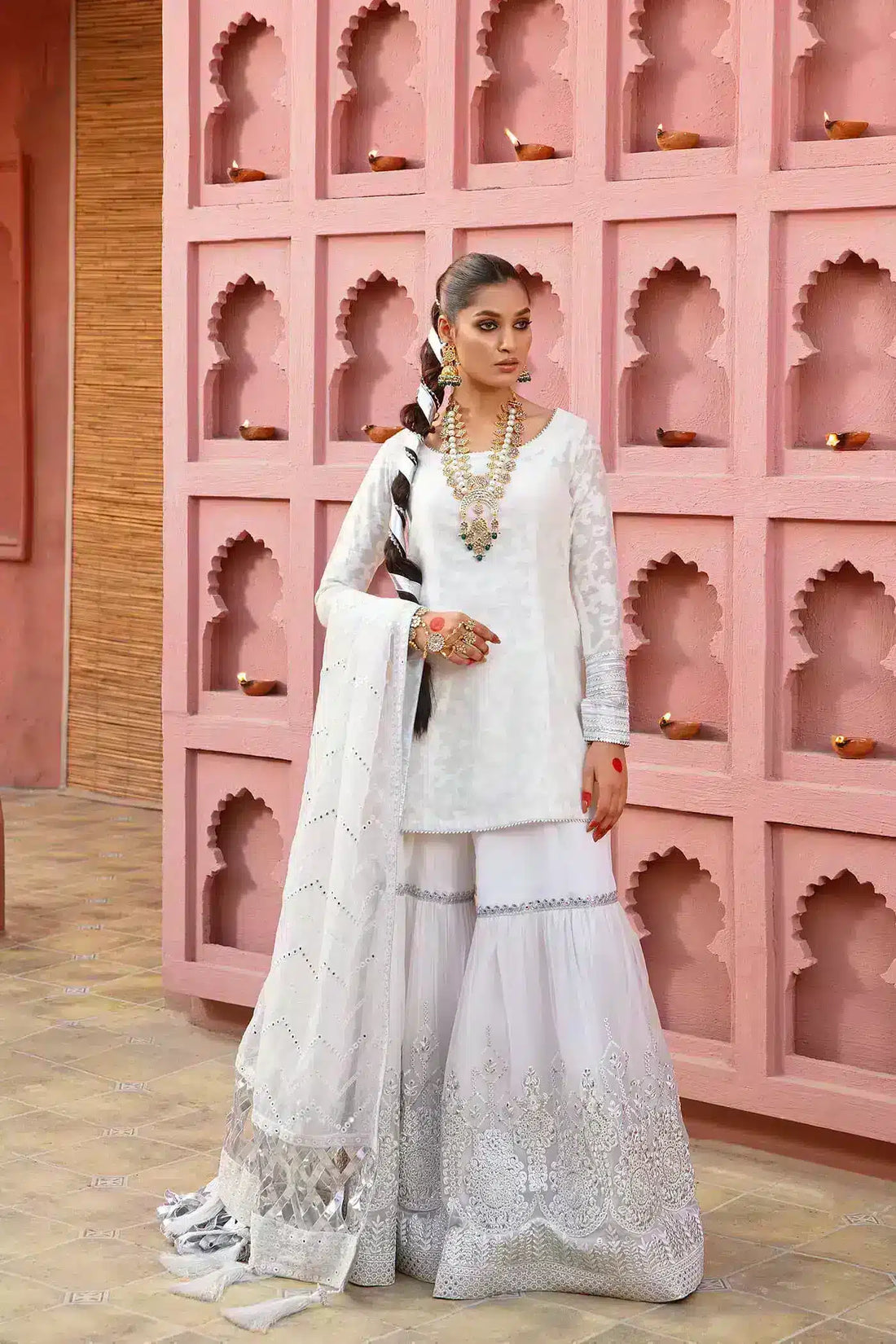 Nilofer Shahid | Nur e Subh Formals | Chandni by Nilofer Shahid - Designer Dress - Type: Formal - Available at Sana Yasir - 100% Original