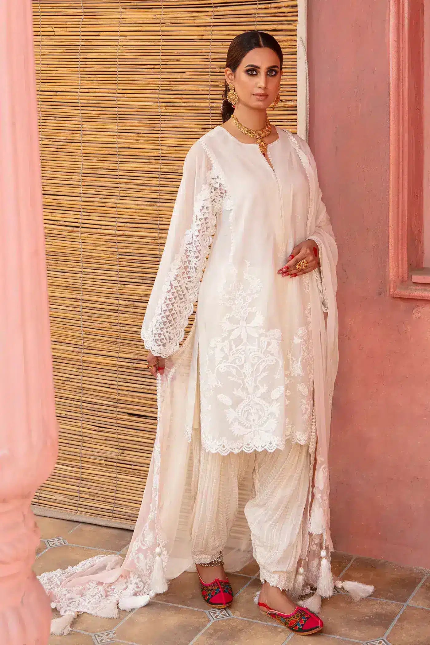 Nilofer Shahid | Nur e Subh Formals | Motiya by Nilofer Shahid - Designer Dress - Type: Formal - Available at Sana Yasir - 100% Original