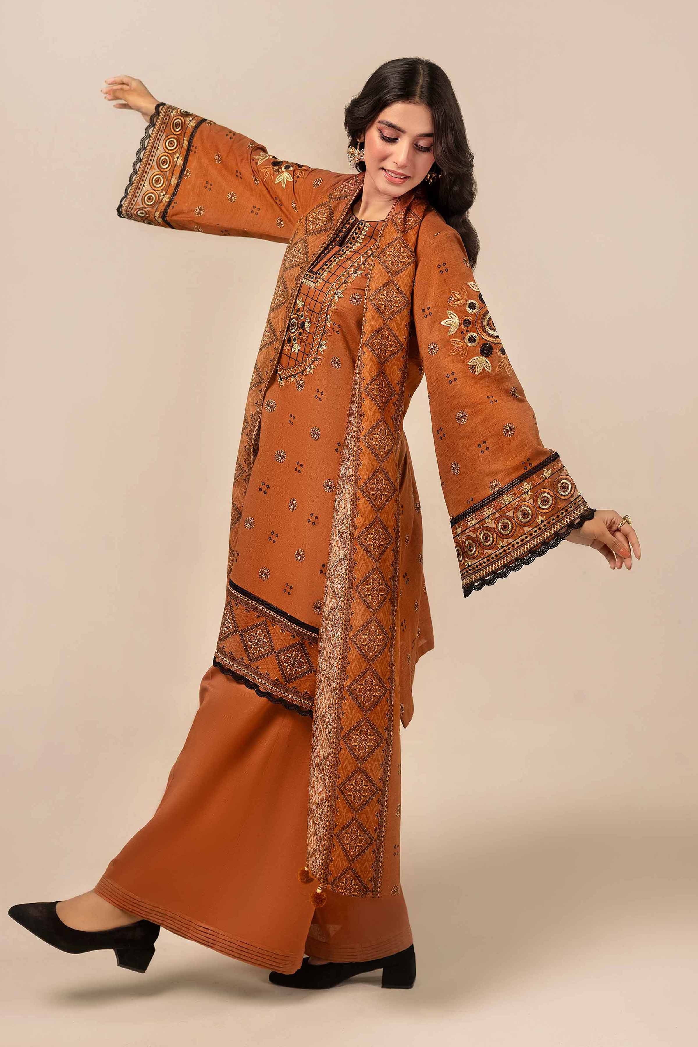 Nishat Linen | Naqsh Winter 2024 | Suit - 42404124 by Nishat Linen - Designer Dress - Type: Ladies Clothes - Available at Sana Yasir - 100% Original