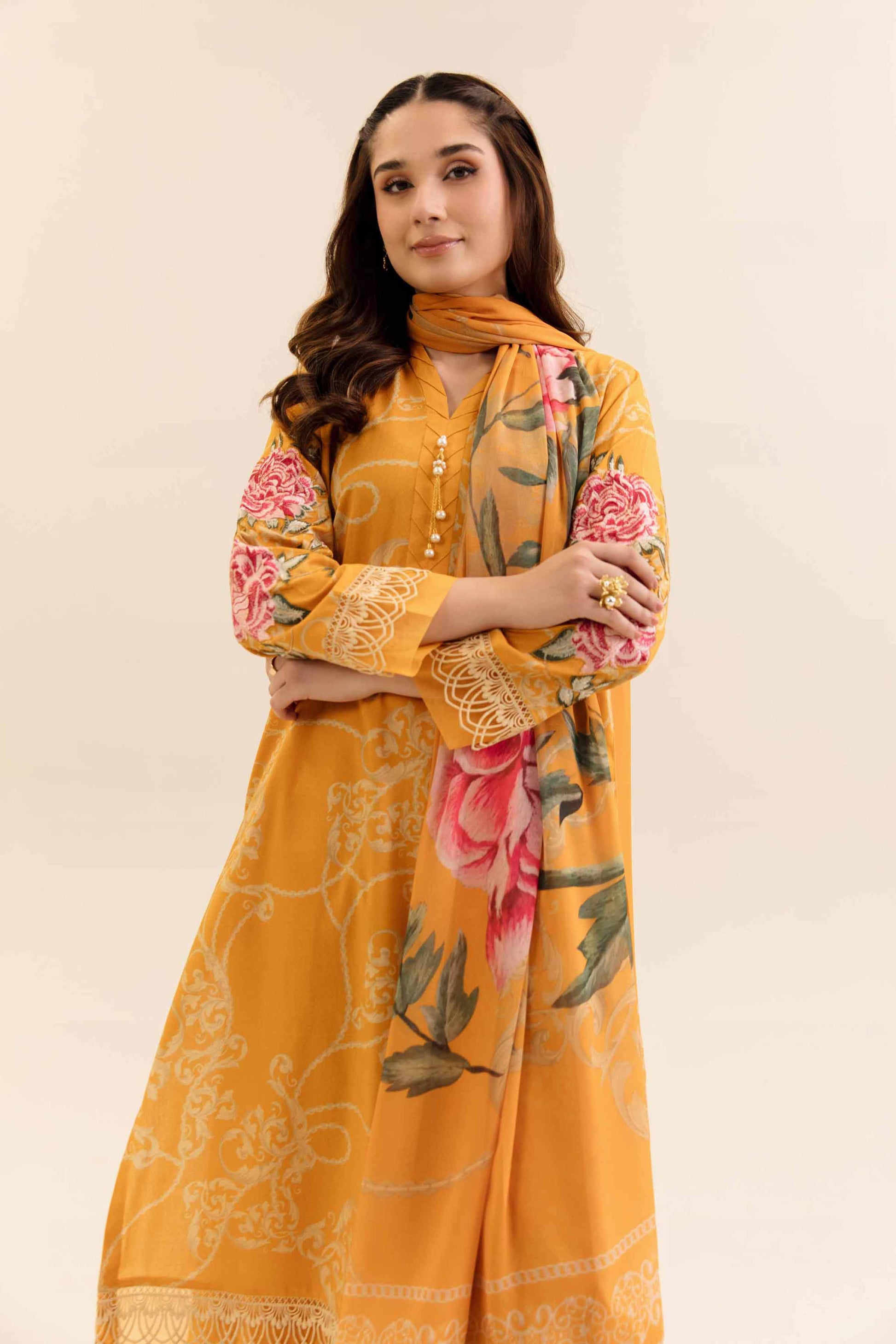 Nishat Linen | Naqsh Winter 2024 | Suit - 42404140 by Nishat Linen - Designer Dress - Type: Ladies Clothes - Available at Sana Yasir - 100% Original