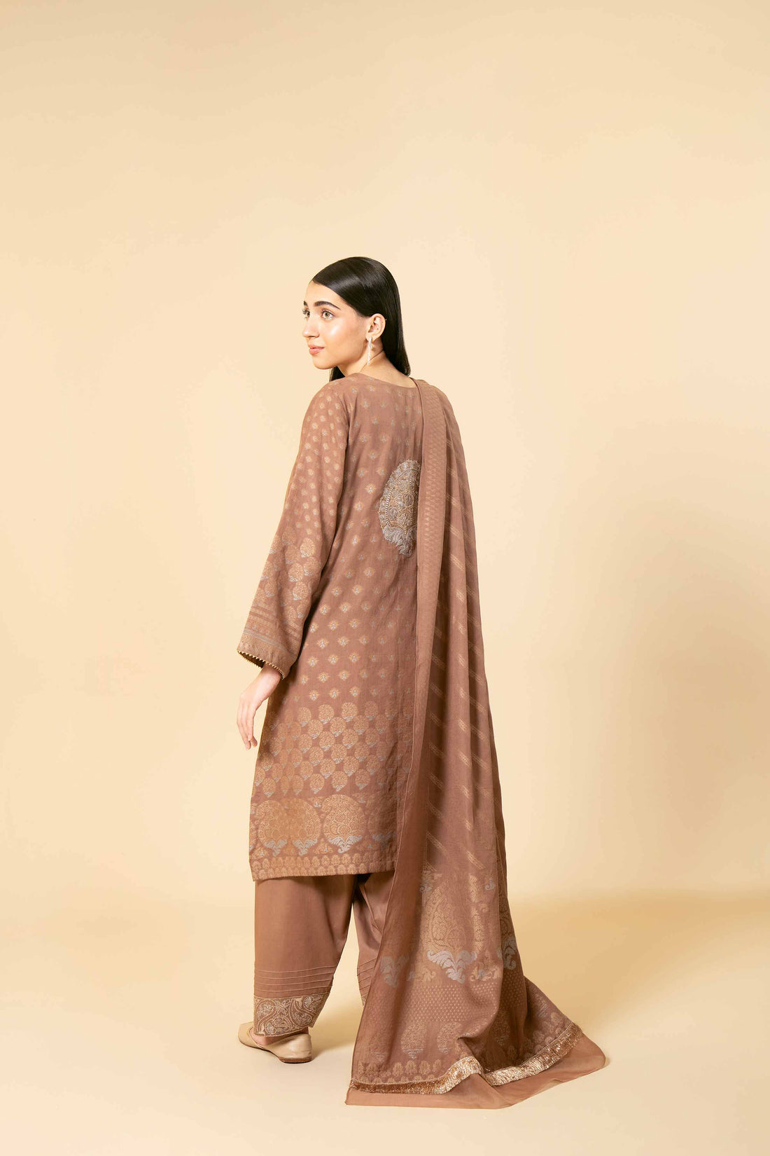 Nishat Linen | Naqsh Winter 2024 | Suit - 42404358 by Nishat Linen - Designer Dress - Type: Ladies Clothes - Available at Sana Yasir - 100% Original