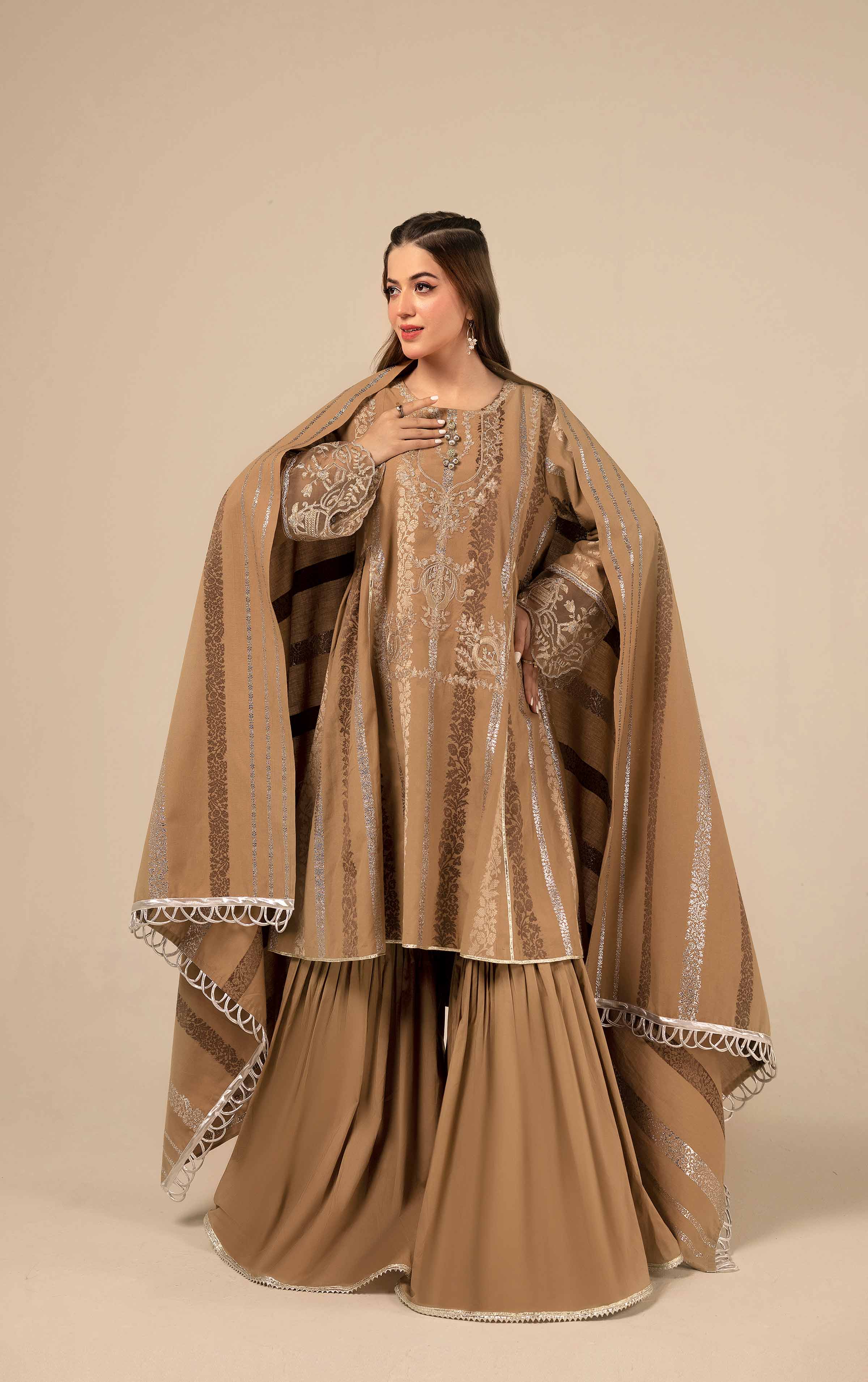 Nishat Linen | Naqsh Winter 2024 | Suit - 42404376 by Nishat Linen - Designer Dress - Type: Ladies Clothes - Available at Sana Yasir - 100% Original