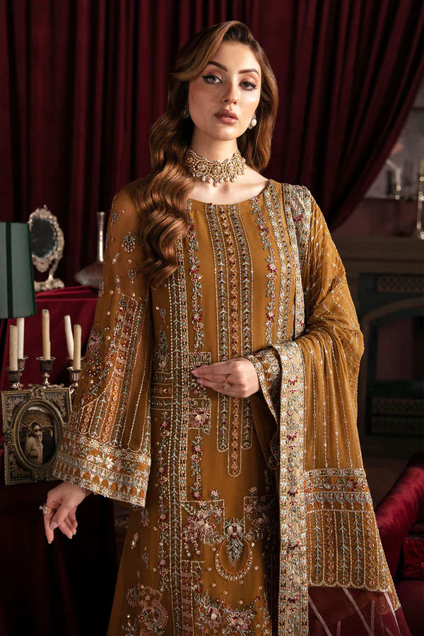 Nureh | Elanora Formals 24 | Crimson by Nureh - Designer Dress - Type: Formal - Available at Sana Yasir - 100% Original