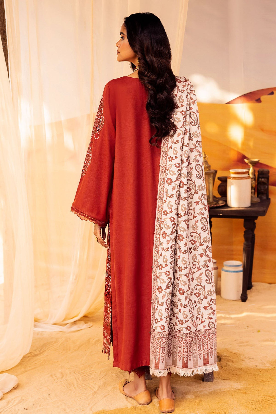Nureh | Exclusive Shawls | NE-66 E by Nureh - Designer Dress - Type: Ladies Clothes - Available at Sana Yasir - 100% Original