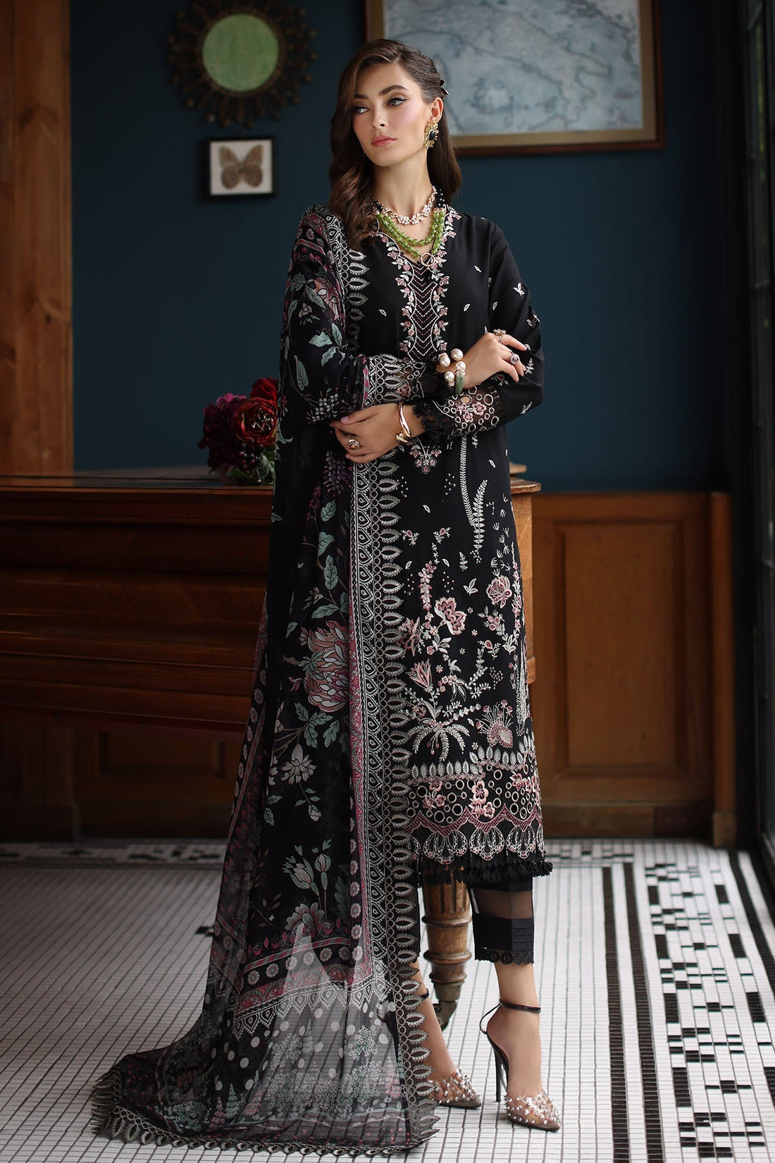Nureh | Maya Lawn | NS-153 by Nureh - Designer Dress - Type: Ladies Clothes - Available at Sana Yasir - 100% Original