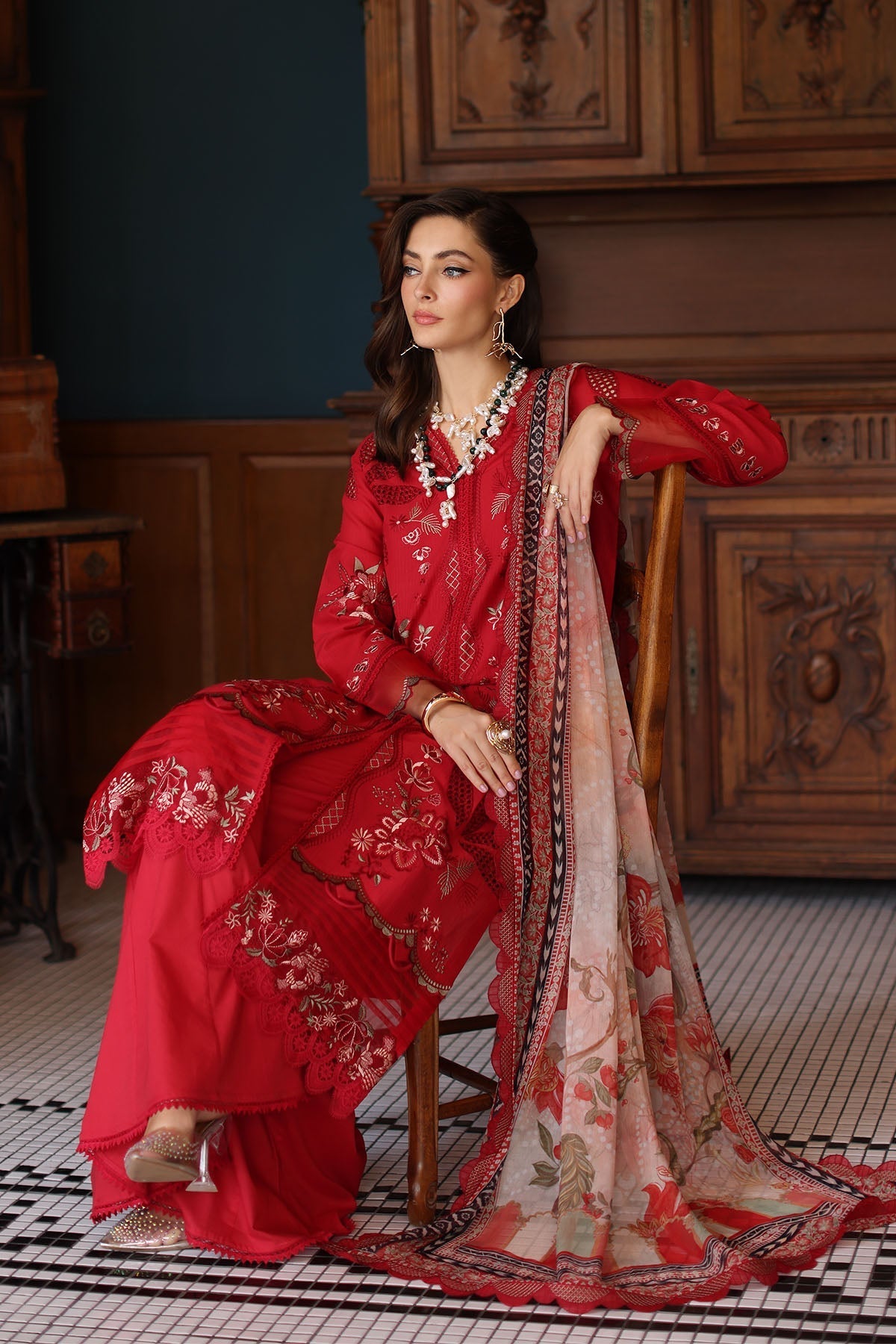 Nureh | Maya Lawn | NS-157 by Nureh - Designer Dress - Type: Ladies Clothes - Available at Sana Yasir - 100% Original