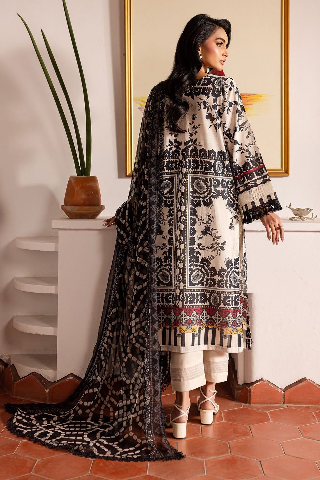 Nureh | Printed lawn 25 | SP-135 by Nureh - Designer Dress - Type: Ladies Clothes - Available at Sana Yasir - 100% Original