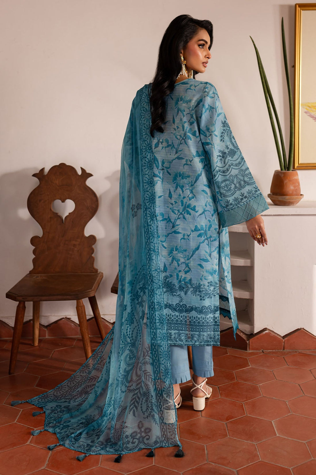Nureh | Printed lawn 25 | SP-140 by Nureh - Designer Dress - Type: Ladies Clothes - Available at Sana Yasir - 100% Original