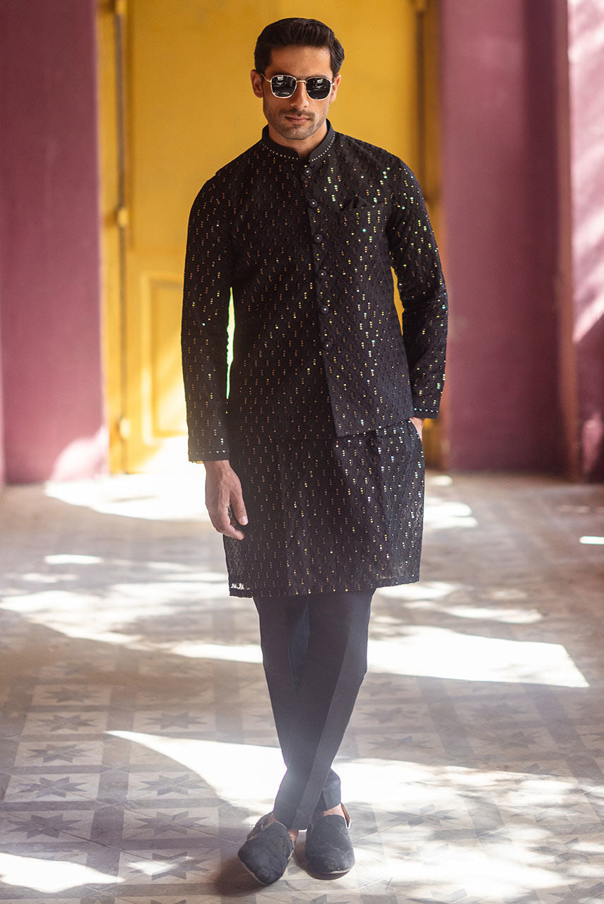 Pakistani Manswear | Deepak Perwani | Jkt1434 by Sana Yasir - Designer Dress - Type: MensWear - Available at Sana Yasir - 100% Original