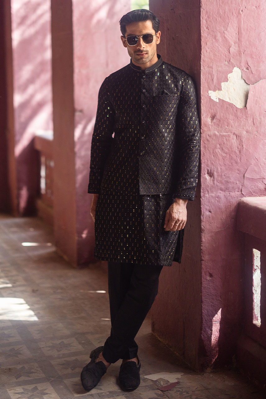 Pakistani Manswear | Deepak Perwani | Jkt1434 by Sana Yasir - Designer Dress - Type: MensWear - Available at Sana Yasir - 100% Original