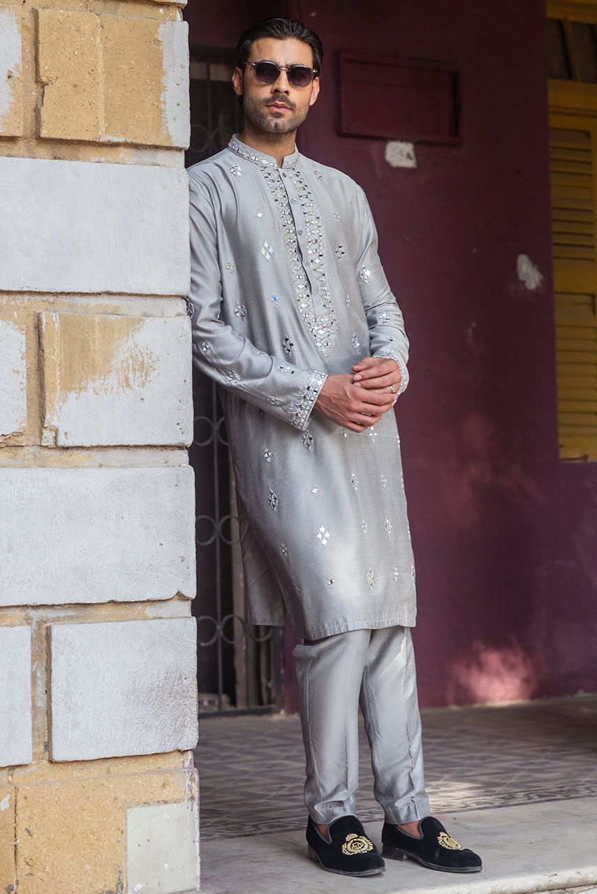Pakistani Manswear | Deepak Perwani | Jkt1446 by Sana Yasir - Designer Dress - Type: MensWear - Available at Sana Yasir - 100% Original