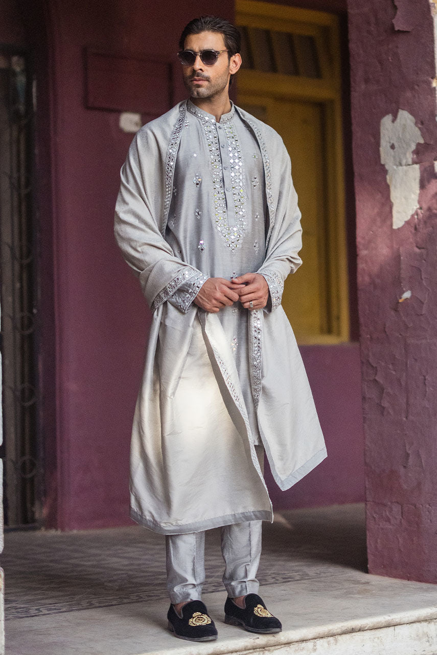 Pakistani Manswear | Deepak Perwani | Jkt1446 by Sana Yasir - Designer Dress - Type: MensWear - Available at Sana Yasir - 100% Original