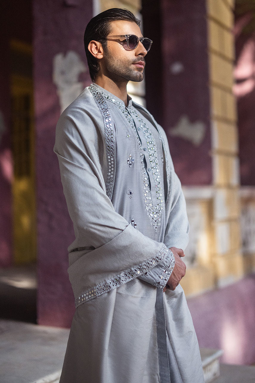 Pakistani Manswear | Deepak Perwani | Jkt1446 by Sana Yasir - Designer Dress - Type: MensWear - Available at Sana Yasir - 100% Original