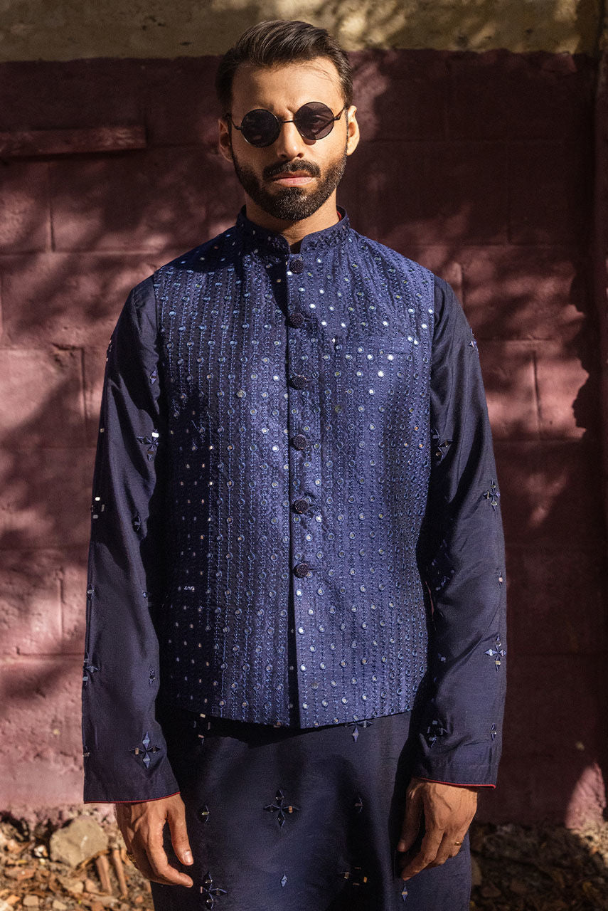 Pakistani Manswear | Deepak Perwani | Jkt1449 by Sana Yasir - Designer Dress - Type: MensWear - Available at Sana Yasir - 100% Original