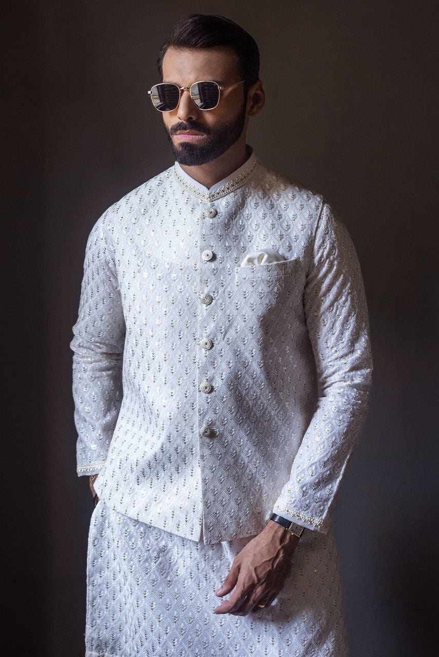 Pakistani Menswear | Deepak Perwani | Jkt1436 by Sana Yasir - Designer Dress - Type: MensWear - Available at Sana Yasir - 100% Original