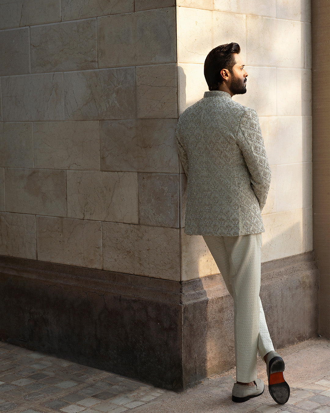 Pakistani Menswear | Faiza Saqlain | Burq by Faiza Saqlain - Designer Dress - Type: MensWear - Available at Sana Yasir - 100% Original