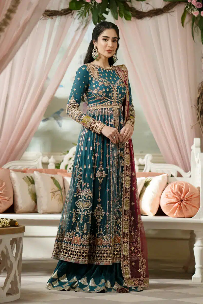 Qalamkar | Dilnaz Wedding Formals | DN-02 SABRINA by Qalamkar - Designer Dress - Type: Bridal - Available at Sana Yasir - 100% Original