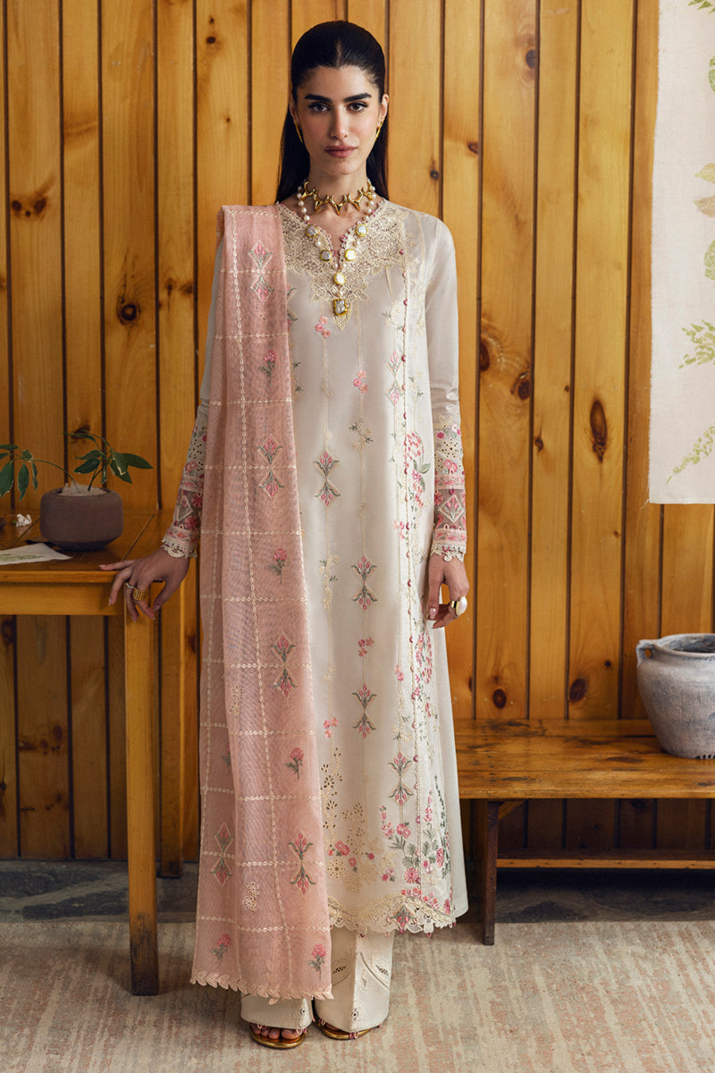 Qalamkar | Qlinekari Lawn | DC-07 Tyrah by Qalamkar - Designer Dress - Type: Ladies Clothes - Available at Sana Yasir - 100% Original