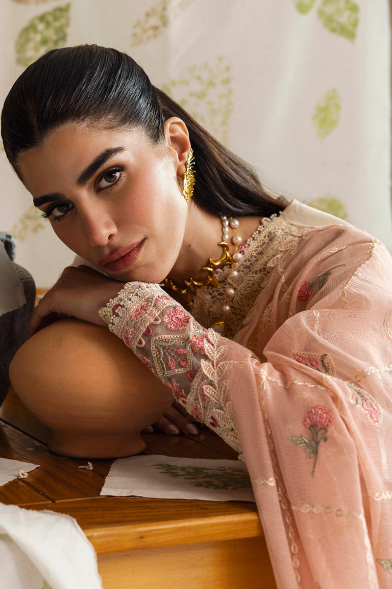 Qalamkar | Qlinekari Lawn | DC-07 Tyrah by Qalamkar - Designer Dress - Type: Ladies Clothes - Available at Sana Yasir - 100% Original