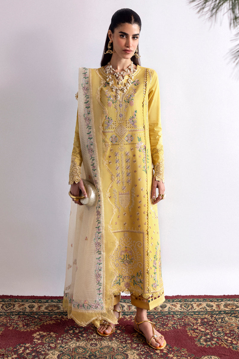 Qalamkar | Qlinekari Lawn | DC-09 Enya by Qalamkar - Designer Dress - Type: Ladies Clothes - Available at Sana Yasir - 100% Original