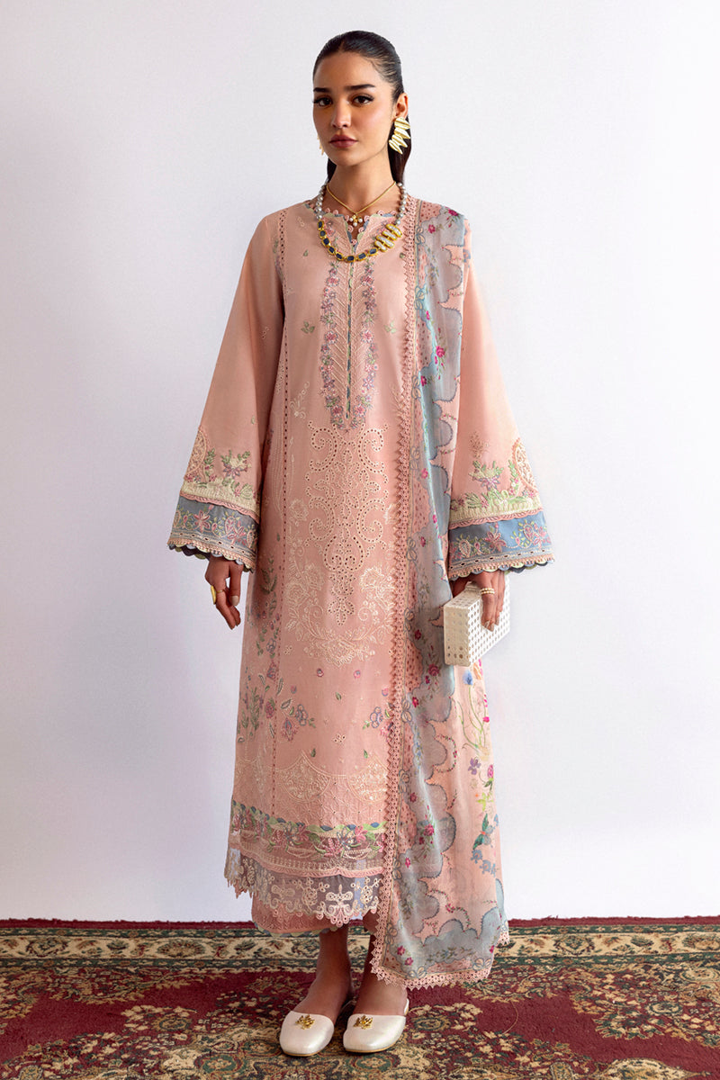 Qalamkar | Qlinekari Lawn | DC-11 Hedi by Qalamkar - Designer Dress - Type: Ladies Clothes - Available at Sana Yasir - 100% Original