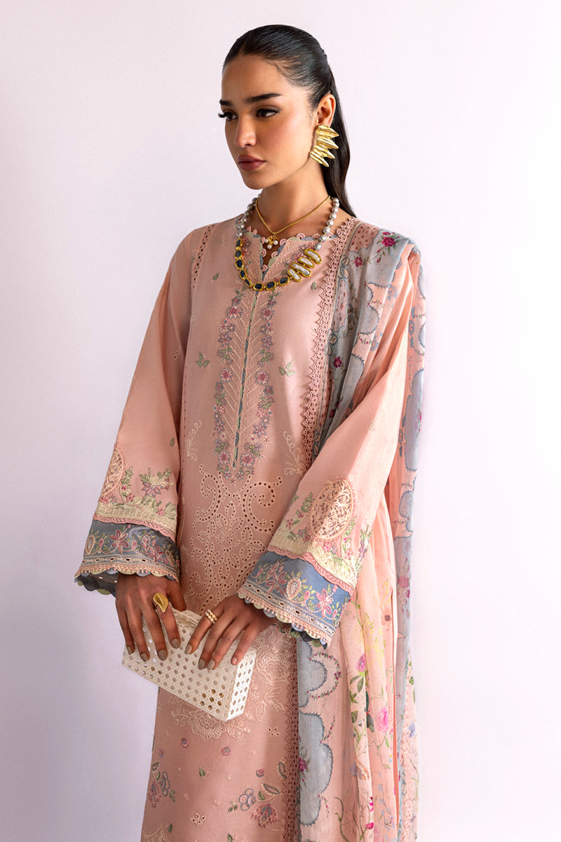 Qalamkar | Qlinekari Lawn | DC-11 Hedi by Qalamkar - Designer Dress - Type: Ladies Clothes - Available at Sana Yasir - 100% Original