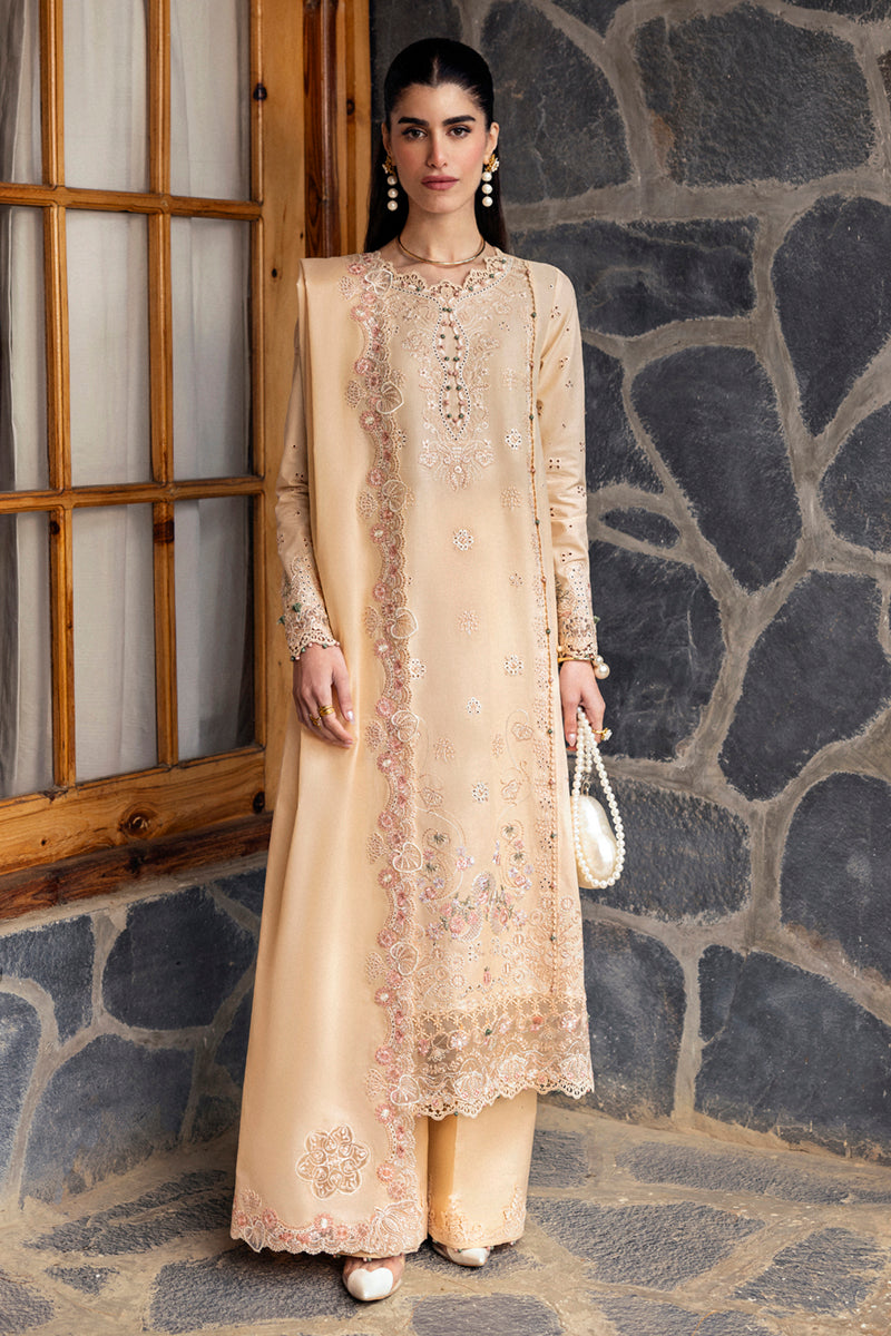 Qalamkar | Qlinekari Lawn | DC-12 Disa by Qalamkar - Designer Dress - Type: Ladies Clothes - Available at Sana Yasir - 100% Original