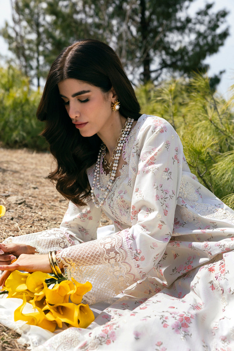 Qalamkar | Qlinekari Lawn | DC-13 Miri by Qalamkar - Designer Dress - Type: Ladies Clothes - Available at Sana Yasir - 100% Original