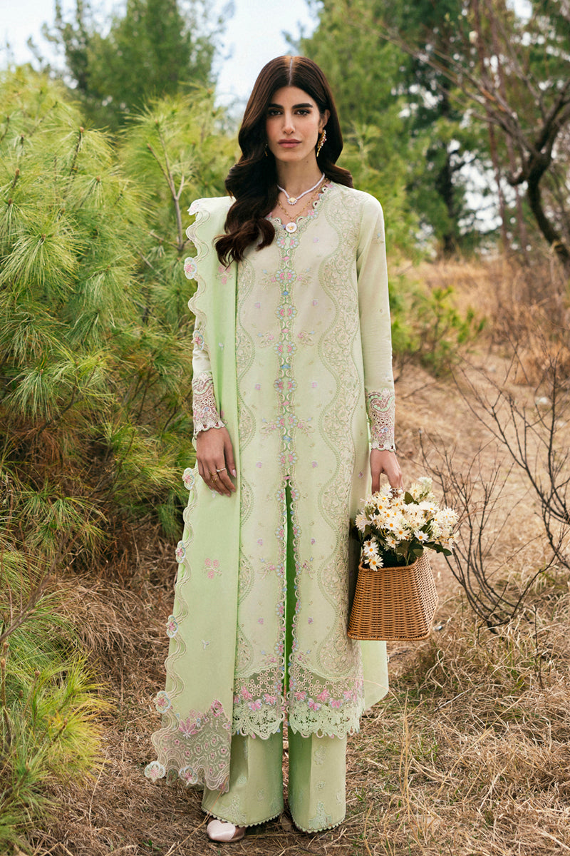 Qalamkar | Qlinekari Lawn | DC-14 Meline by Qalamkar - Designer Dress - Type: Ladies Clothes - Available at Sana Yasir - 100% Original