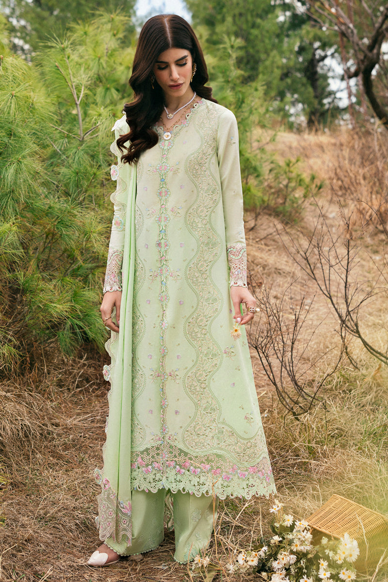 Qalamkar | Qlinekari Lawn | DC-14 Meline by Qalamkar - Designer Dress - Type: Ladies Clothes - Available at Sana Yasir - 100% Original