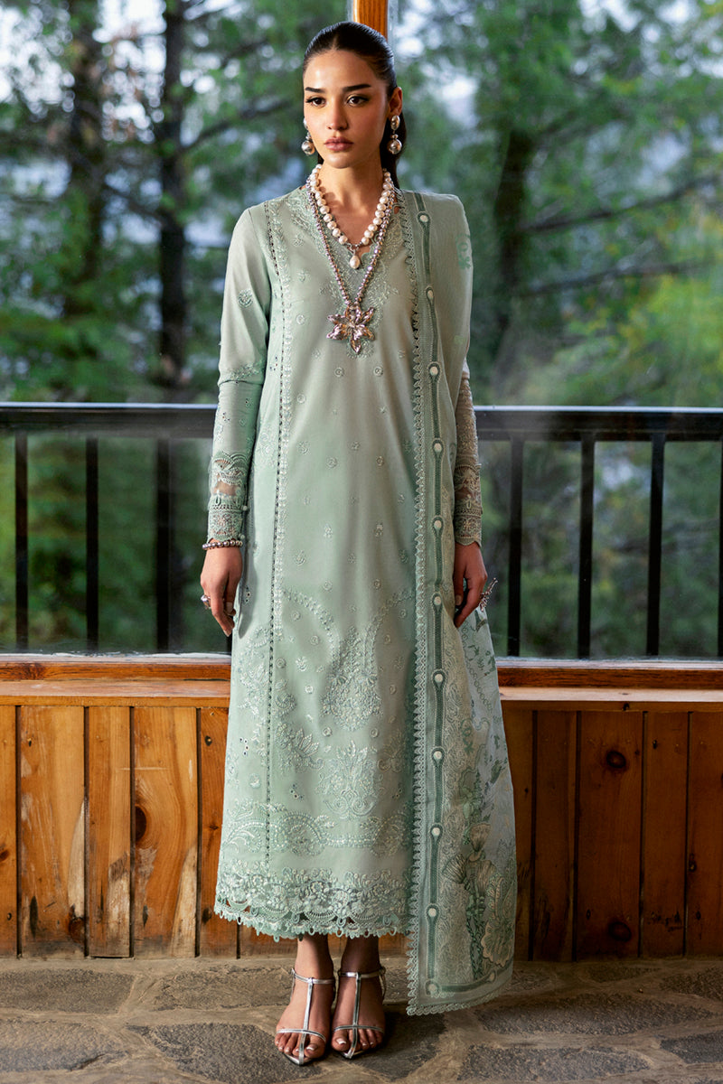 Qalamkar | Qlinekari Lawn | DC-15 Elira by Qalamkar - Designer Dress - Type: Ladies Clothes - Available at Sana Yasir - 100% Original