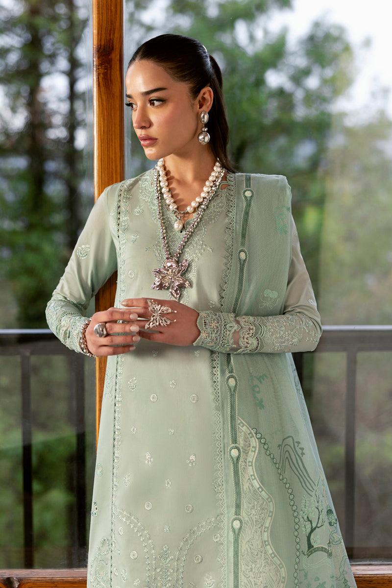 Qalamkar | Qlinekari Lawn | DC-15 Elira by Qalamkar - Designer Dress - Type: Ladies Clothes - Available at Sana Yasir - 100% Original