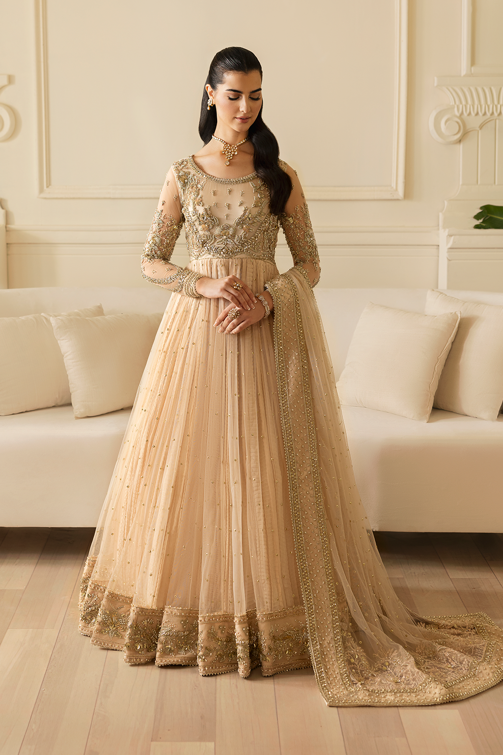 Raja Salahuddin | Jaana Wedding Formals 24 | Chashni by Raja Salahuddin - Designer Dress - Type: Ladies Clothes - Available at Sana Yasir - 100% Original