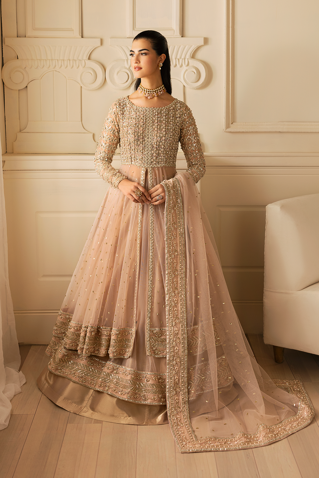 Raja Salahuddin | Jaana Wedding Formals 24 | Gajra by Raja Salahuddin - Designer Dress - Type: Ladies Clothes - Available at Sana Yasir - 100% Original