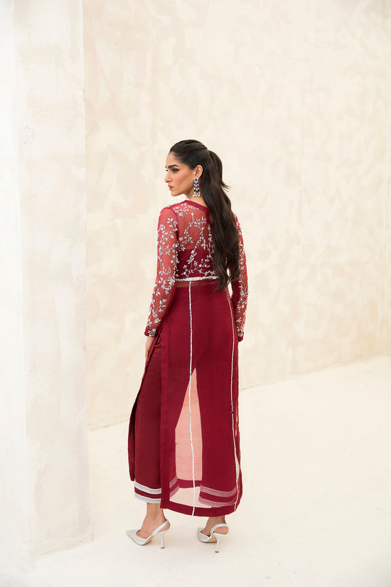 Raja Salahuddin | The Wishlist | CHERRY by Raja Salahuddin - Designer Dress - Type: Formal - Available at Sana Yasir - 100% Original
