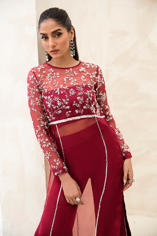 Raja Salahuddin | The Wishlist | CHERRY by Raja Salahuddin - Designer Dress - Type: Formal - Available at Sana Yasir - 100% Original
