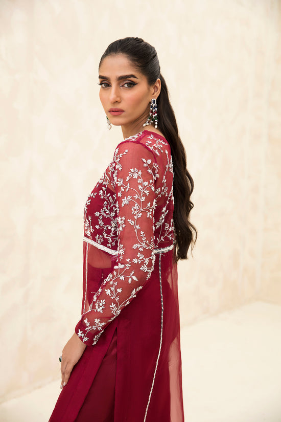 Raja Salahuddin | The Wishlist | CHERRY by Raja Salahuddin - Designer Dress - Type: Formal - Available at Sana Yasir - 100% Original