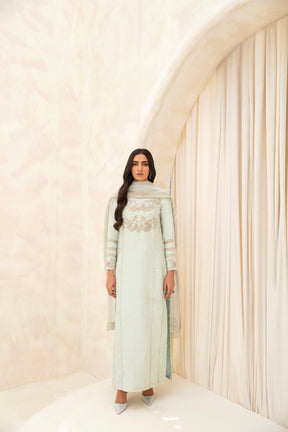 Raja Salahuddin | The Wishlist | PEPPERMINT by Raja Salahuddin - Designer Dress - Type: Formal - Available at Sana Yasir - 100% Original