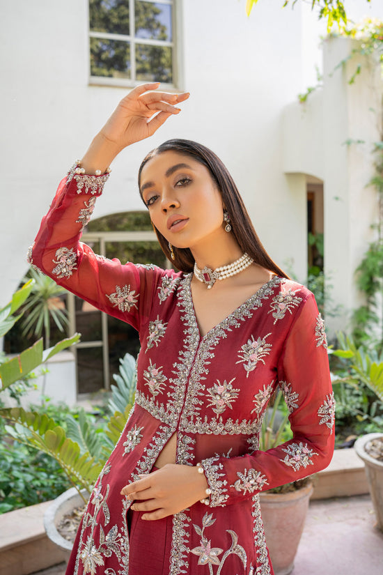 Raja Salahuddin | Wedding Formals | CERISE by Raja Salahuddin - Designer Dress - Type: Bridal - Available at Sana Yasir - 100% Original