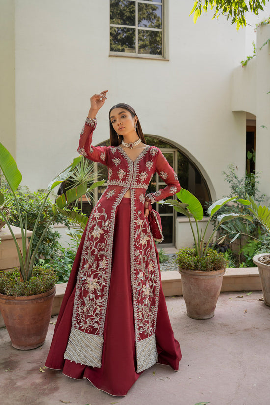 Raja Salahuddin | Wedding Formals | CERISE by Raja Salahuddin - Designer Dress - Type: Bridal - Available at Sana Yasir - 100% Original