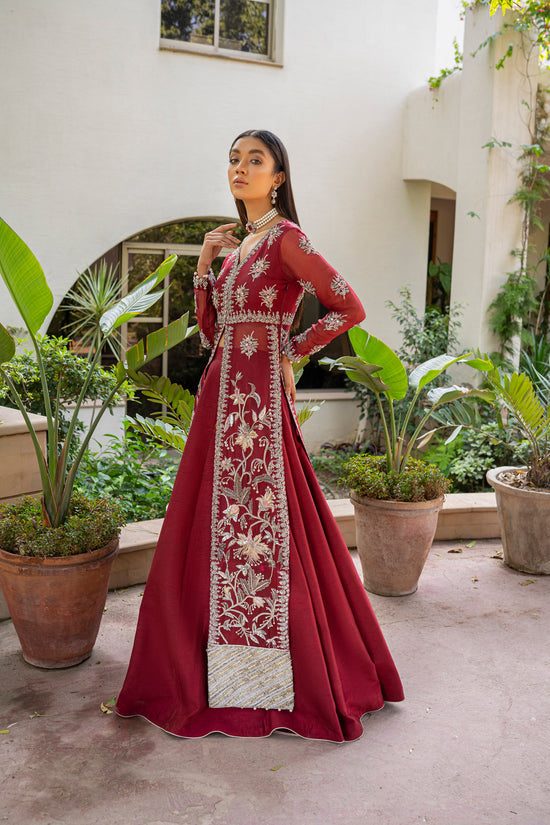 Raja Salahuddin | Wedding Formals | CERISE by Raja Salahuddin - Designer Dress - Type: Bridal - Available at Sana Yasir - 100% Original